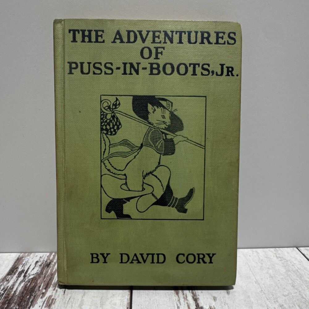 Grosset & Dunlap The Adventures of Puss-in-Boots, Jr. David Cory 1917